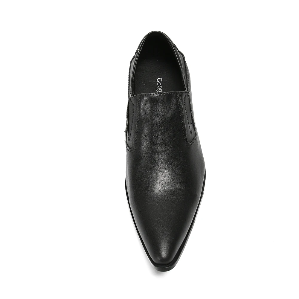 Официальная обувь; Мужская обувь; черные кожаные туфли; chaussures homme; мужские свадебные туфли на низком квадратном каблуке; ; размеры 39-44