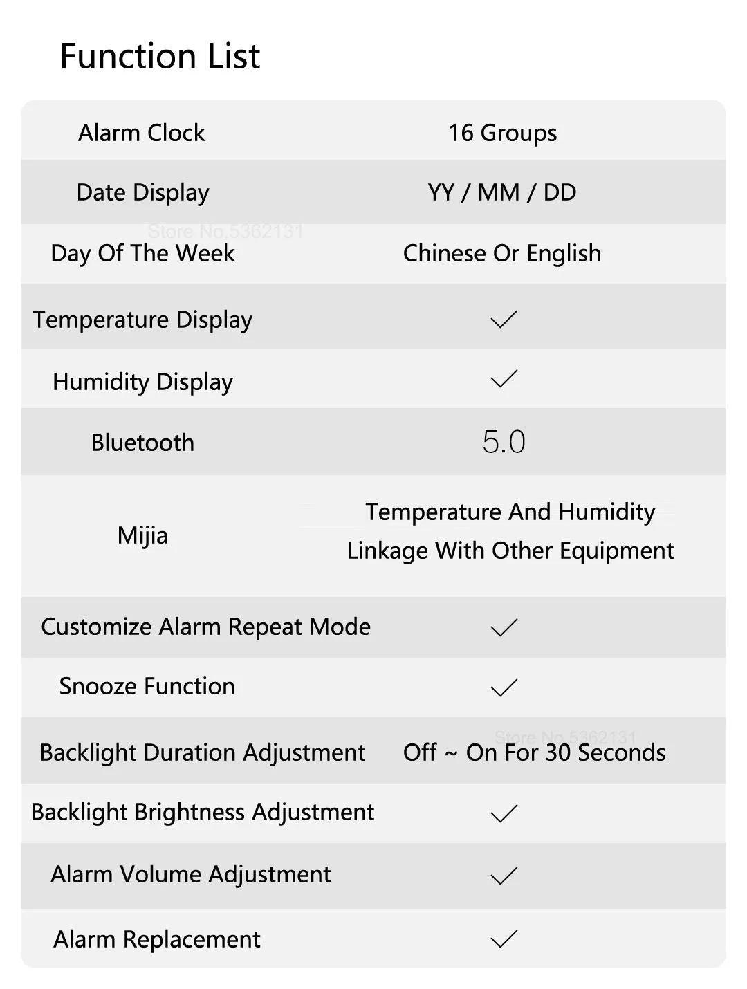 Предварительная оригинальных Xiaomi цинпин Bluetooth будильник мониторинг температуры и влажности в ночной Светильник «Три в одном»