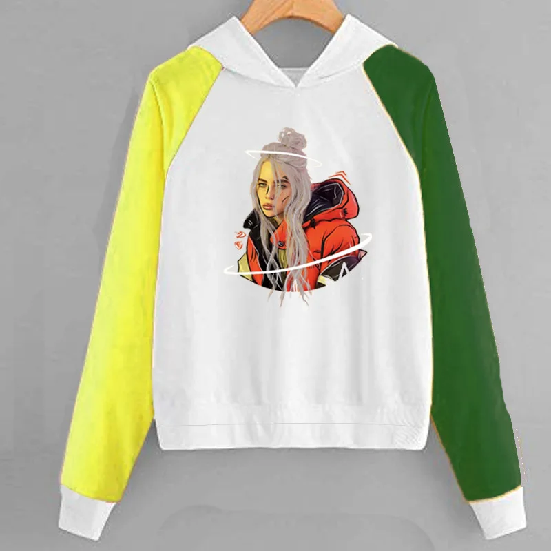 Billie Eilish, толстовка для мальчиков, куртка, пальто, комикс, мультфильм, американский рэпер, Billie Eilish, толстовка, для женщин, мужчин, хип-хоп, толстовки