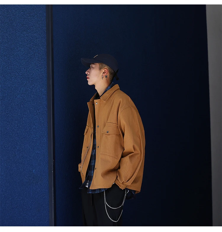 LAPPSTER мужская уличная куртка-бомбер ветровка 2019 Мужская s Harajuku черная Корейская куртка в стиле хип-хоп винтажная Рабочая куртка пальто