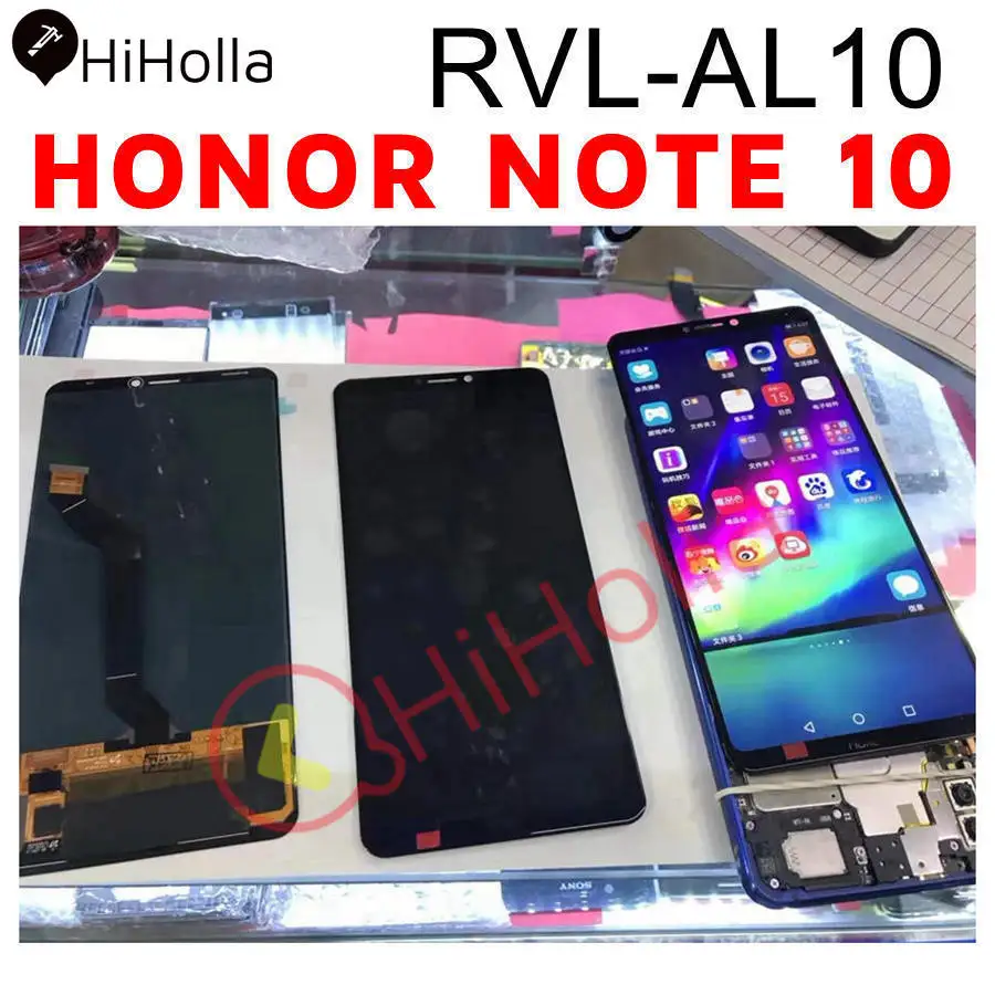 AMOLED экран Honor Note 10 Note10 ЖК-дисплей с сенсорным экраном дигитайзер с рамкой для huawei Honor Note10 ЖК-экран RVL-AL10