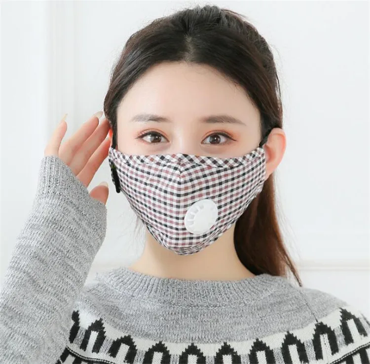 Outdoor Mouth Mask Anti Dust Activated Carbon Filter Mouth-muffle Mask Cotton Anti PM2.5 Face Mask for Outside Working Riding