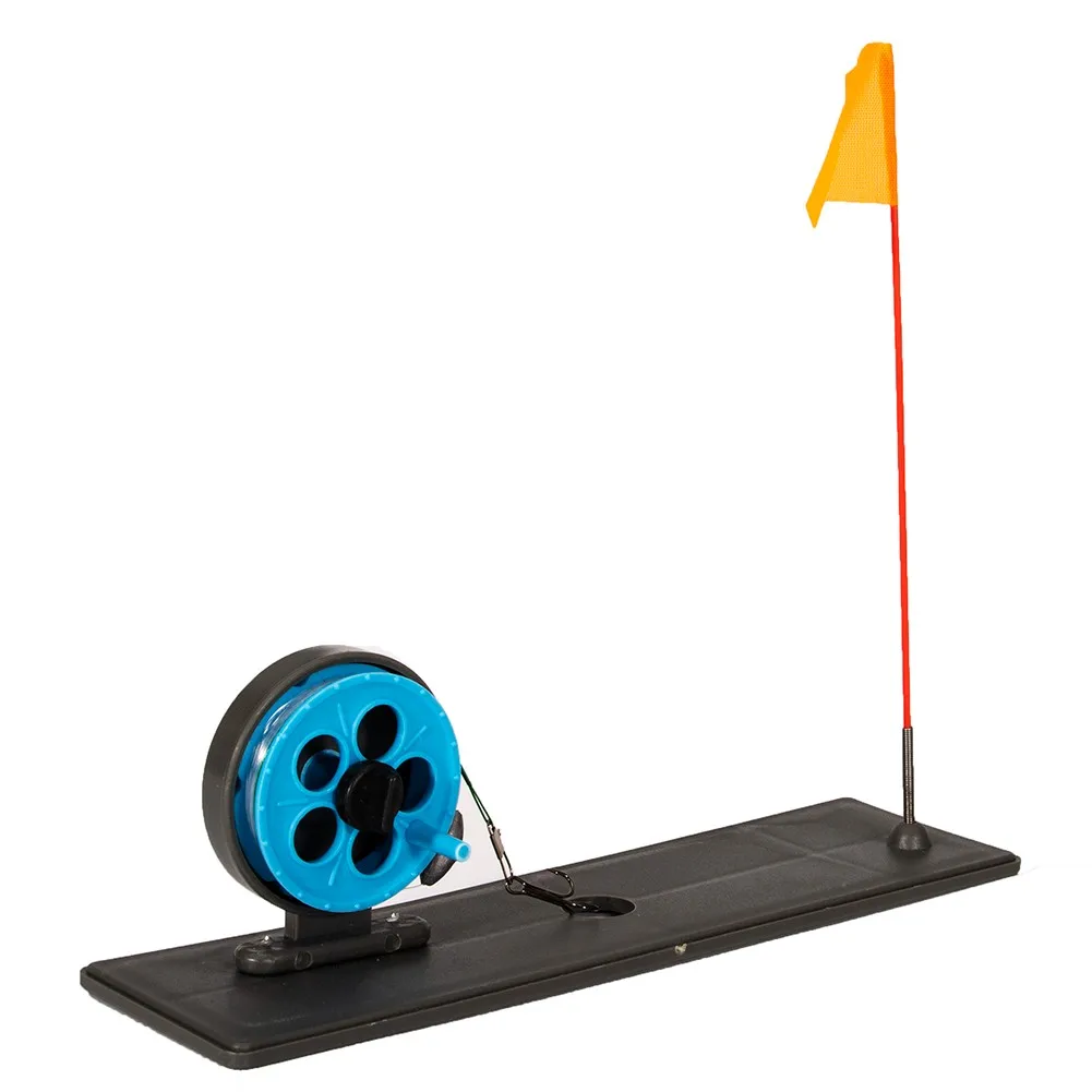 

Ice Fishing Rod Tip Up With Flag Marker Pole Indicator Equipment Portable Fishing Tackle Accessories For Ice Fishing Lovers