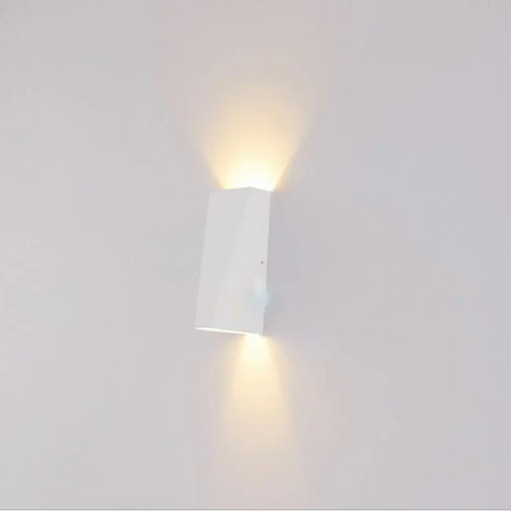 

2*3W Led Bedroom Bedside Lamp Double Head Wall Lamp Outdoor Waterproof Simple Modern Creative Light Indoor Wholesale