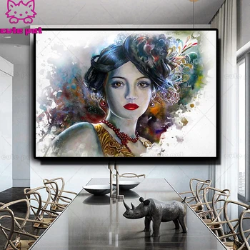 

DIY diamond painting cross stitch diamond European style , woman full mosaic diamond embroidery full square/round drill handmade