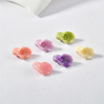 

Common Calla Small Flower Straight Hole Coral Material DIY Earrings Bracelet Ornament Beads Material Accessories 10pcs