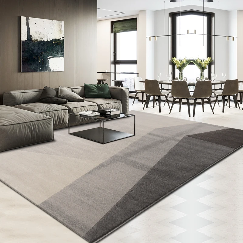 Modern Geometric Carpet Living Room Home And Office Rug Thick Polypropylene  Bedroom Carpet Sofa Coffee Table Floor Mat Study Rug - Carpet - AliExpress