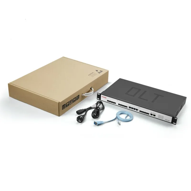 EPON OLT 8 PON port OLT GEPON 4 SFP 1.25G/10G SC WEB support L3 Router/Switch multimode management Open software 8 PON port