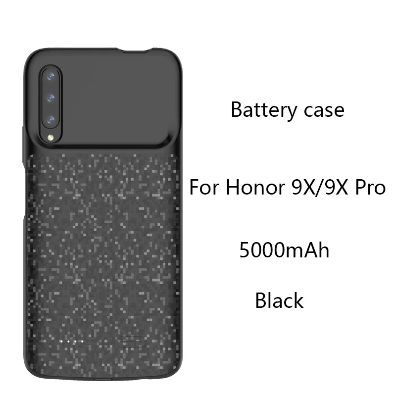 Чехол с питанием для Huawei Honor 8 X 9X Pro 5000 мАч чехол аккумулятором honor 8X мягкий из ТПУ