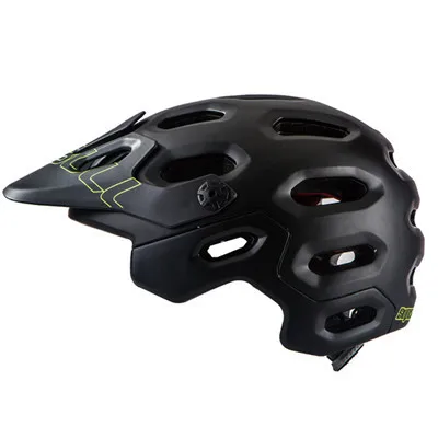 black MTB велосипедный шлем дышащий Сверхлегкий Велоспорт каска защита головы Интегрально литой Шлемы casco bicicleta hombre - Цвет: black