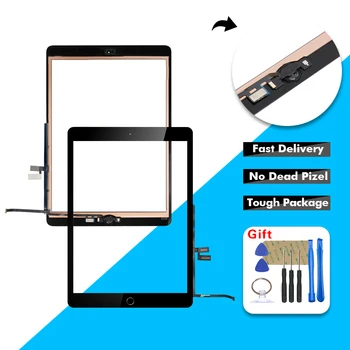 

10.2" For iPad 7 7th 2019 A2197 A2198 A2200 Touch Screen Digitizer Glass Sensor + Home Button + Adhesive