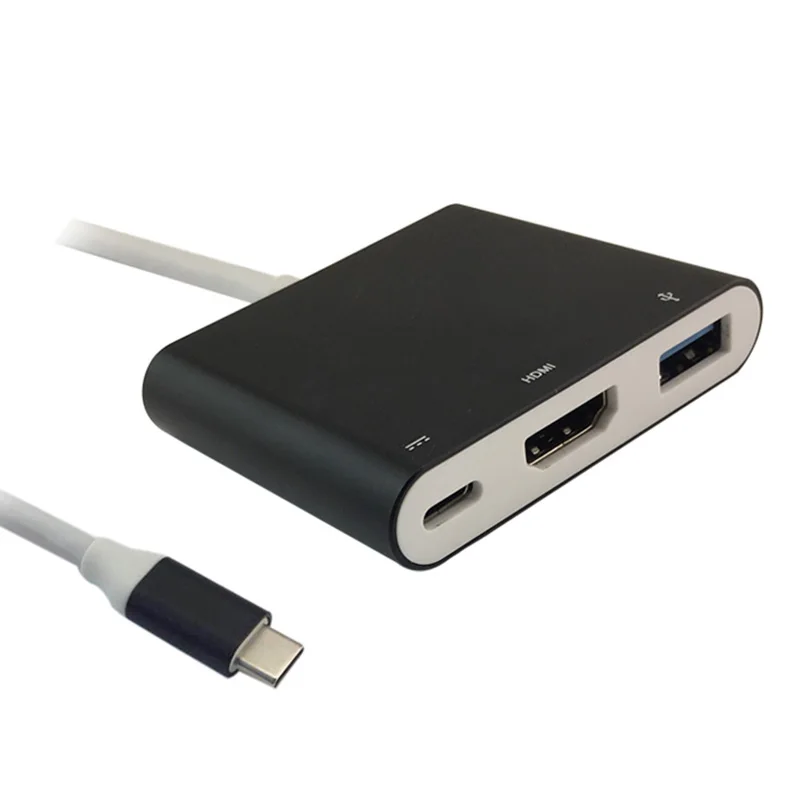 HDMI адаптер для переключателя, USB-C зарядный кабель Переключатель HDMI адаптер Поддержка samsung S8/S8 +/MacBook Pro и type C Hub Ada