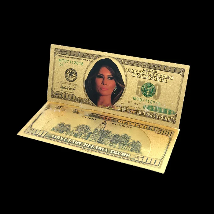 10 млрд Трамп 24K позолоченные долларов античный покрытием памятные Примечания подарки коллекция реалистичный Сувенир поддельные деньги монета