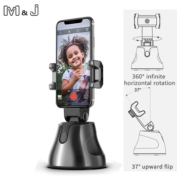 

Portable All-in-one Auto Smart Shooting Selfie 360 Degrees Rotation Auto Face Tracking Object Tracking Camera Phone Holder