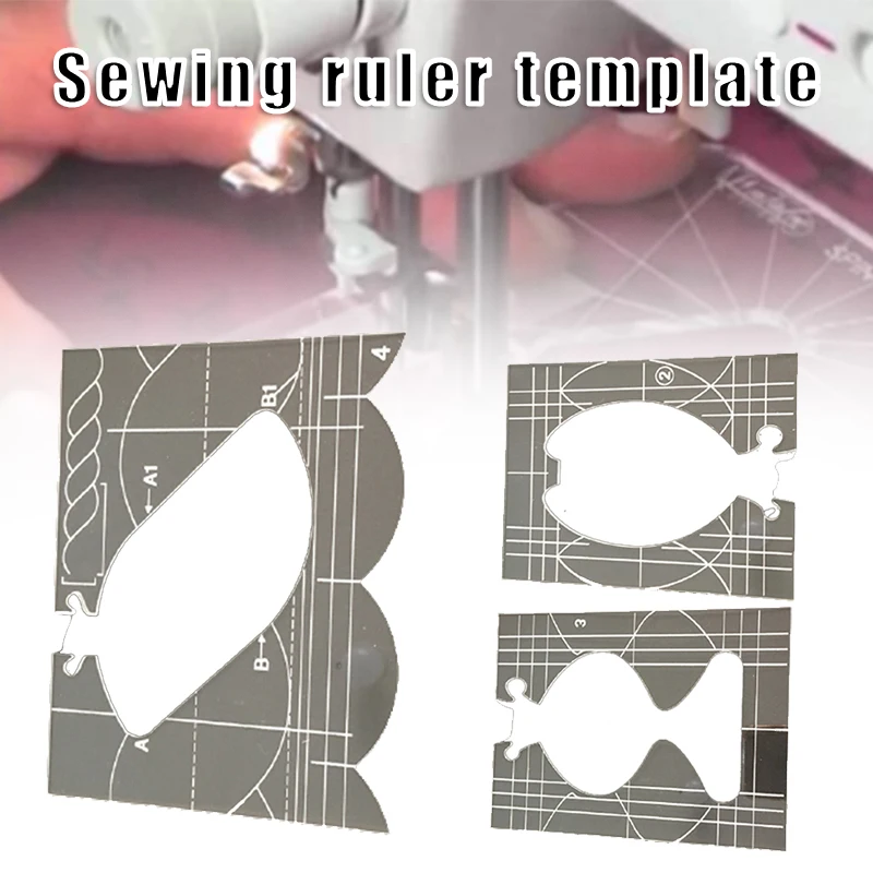 2.5mm Quilting Template Acrylic Embroidery Stencil Rulers Free Motion DIY Sewing Tool for High Shank Machine PR Sale | Дом и сад