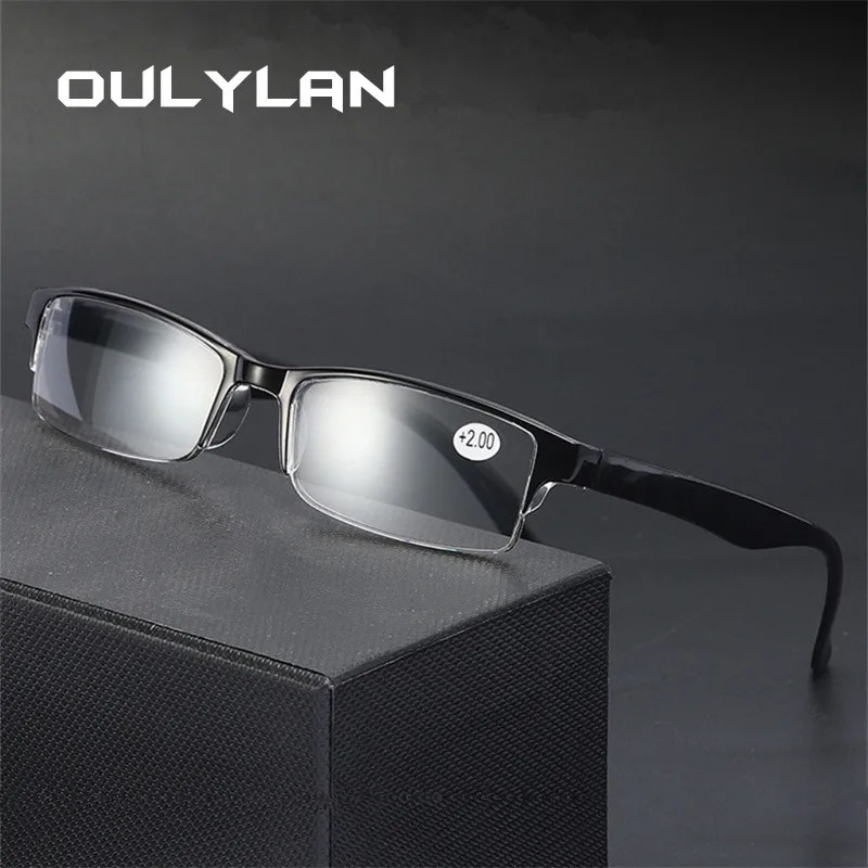 Oulylan, мужские ультралегкие очки для чтения, женские ретро очки для дальнозоркости, очки для чтения с диоптриями, 1,0 4,0