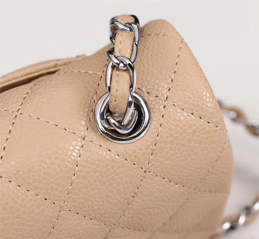 Роскошная брендовая Сумочка женская Икра сумка из натуральной кожи высокое качество дизайн классическая сумка через плечо для женщин - Цвет: Yellow silver chain