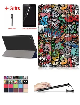 

Case for Samusng Galaxy Tab A 8.0 inch Lightweight Trifold Stand Shell with Auto Wake/Sleep for SM-T290 T295 T297 Pen+Film