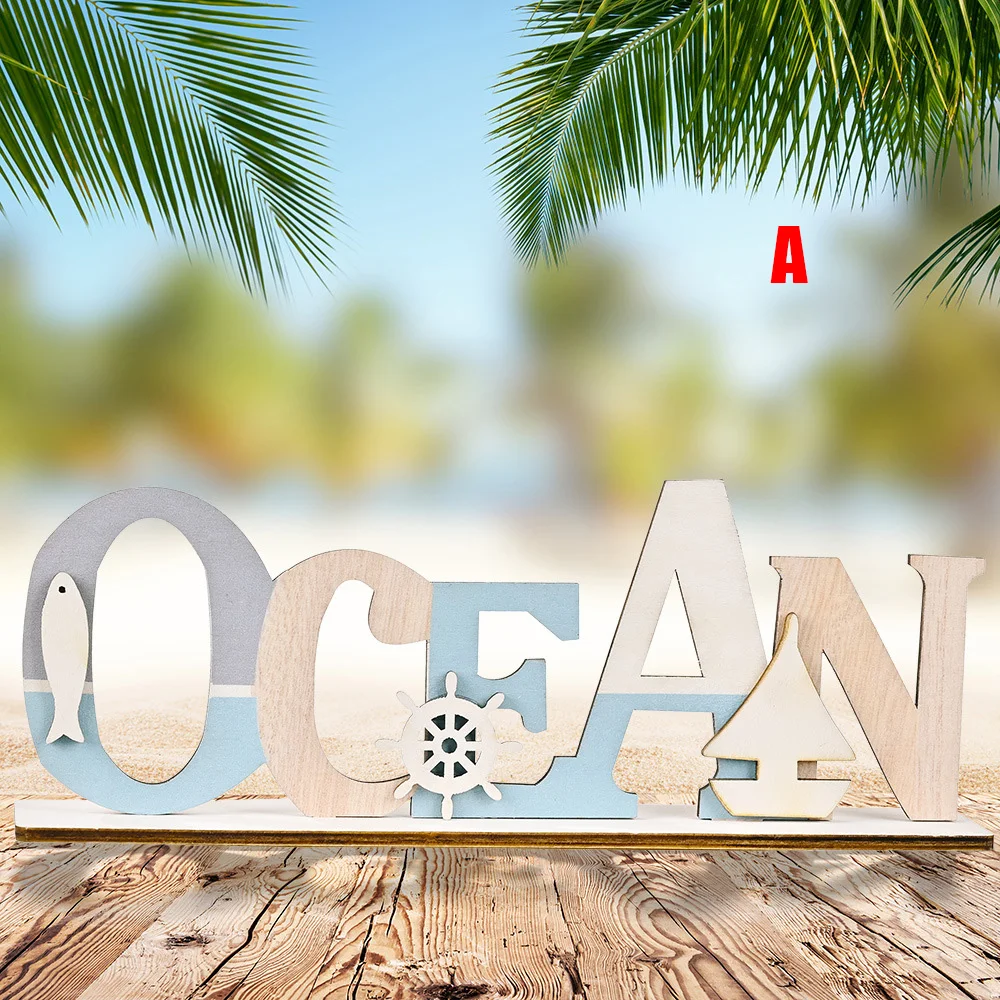 _ Подвесное украшение деревянная лодка руль женское Пляжное прибрежное