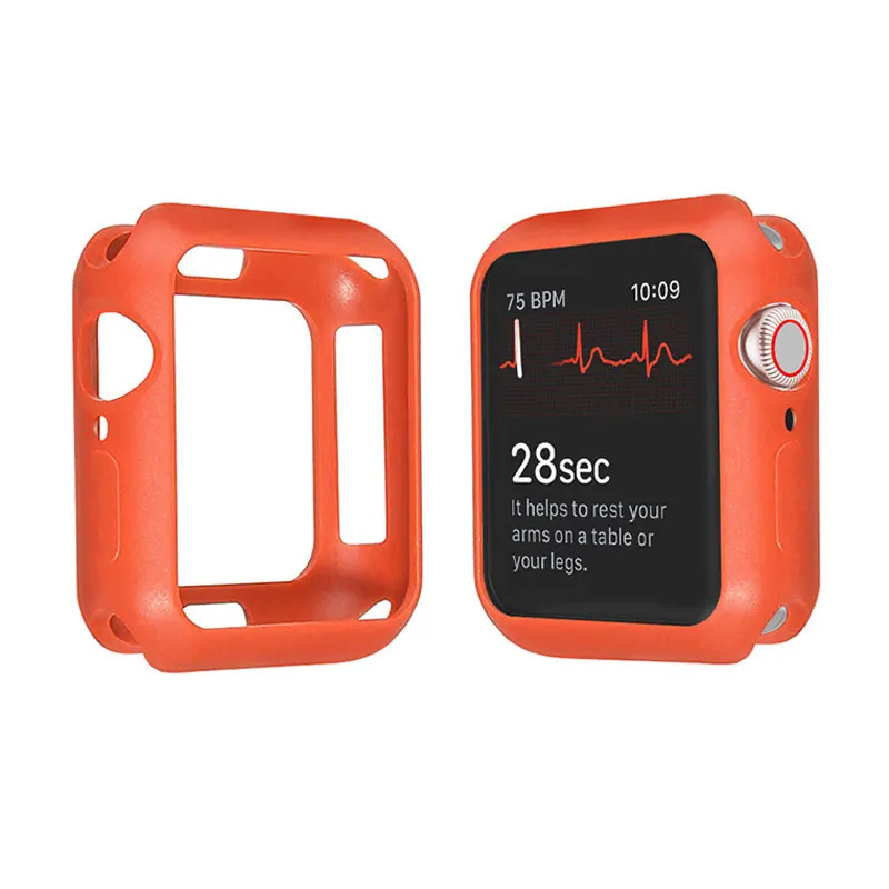 Мягкий чехол для часов из ТПУ для Apple Watch 5, 4, 3, 2, 1, чехол для часов Iwatch 44 мм, 42 мм, 40 мм, 38 мм, чехол для часов с полной защитой