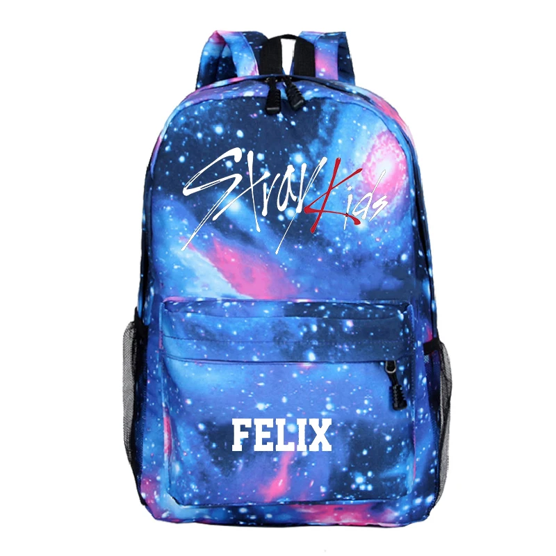 

Backpacks Man's Women Stray Kids Print Backpack College Bag Casual Laptop/travel Backpack Large-capacity Computer Bags SAC A DO