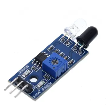 

IR Infrared Obstacle Avoidance Sensor Module for Arduino Smart Car Robot 3-wire Reflective Photoelectric Board