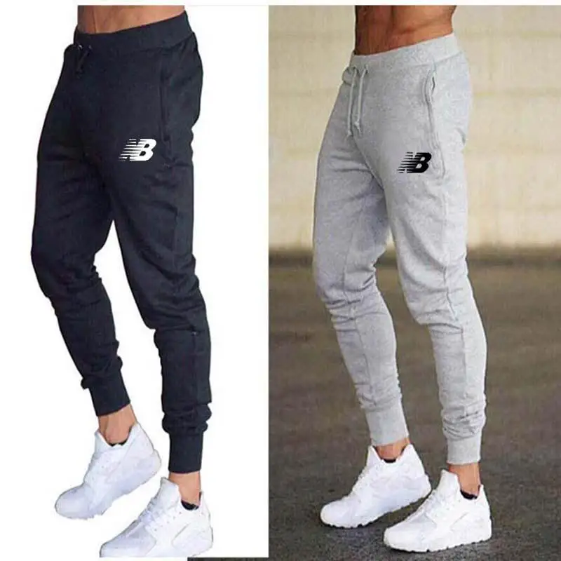 Pantalones deportivos de secado rápido para hombre, pantalón informal, para correr, pies delgados, versión coreana, novedad