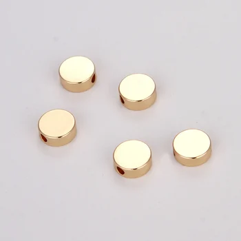 

DIY charm bracelet-accessory beads-small hole handmade round silver/gold, beaded round necklace accessories