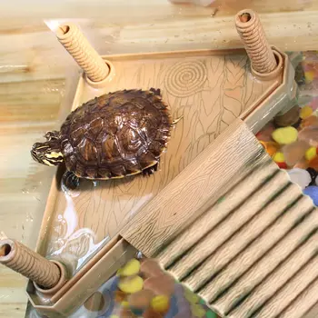 

Turtle Island Platform Aquarium Reptile Turtle Platform Climb Aquarium Decorations.