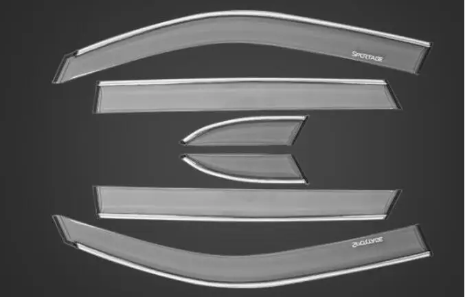 

2018-2019 for kia new generation Sportage rain block special window rain eyebrow rain baffle decorative accessories