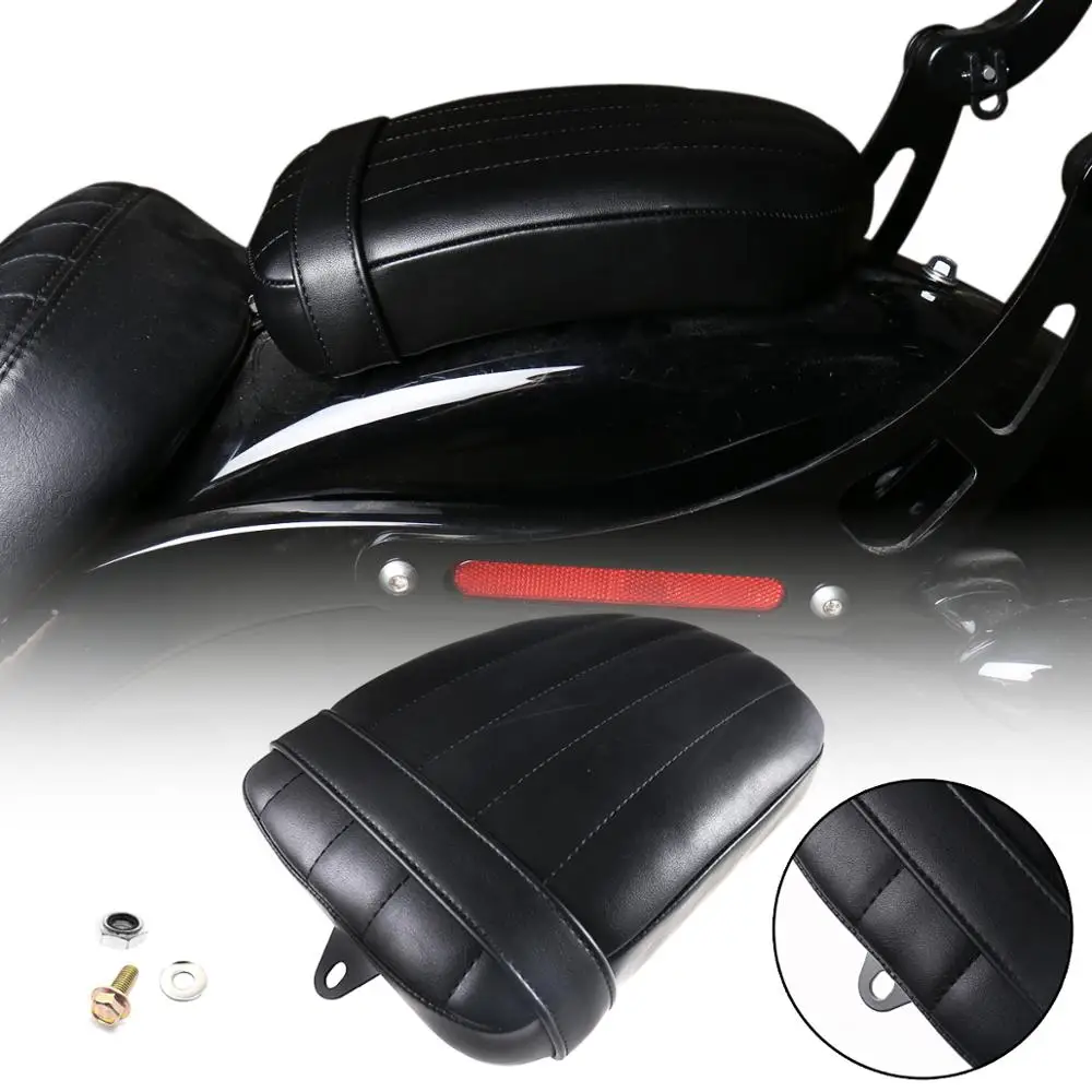 Rear Black Passenger Grid Style Seat For Harley Softail Street Bob 2018-2020 FXBB Model