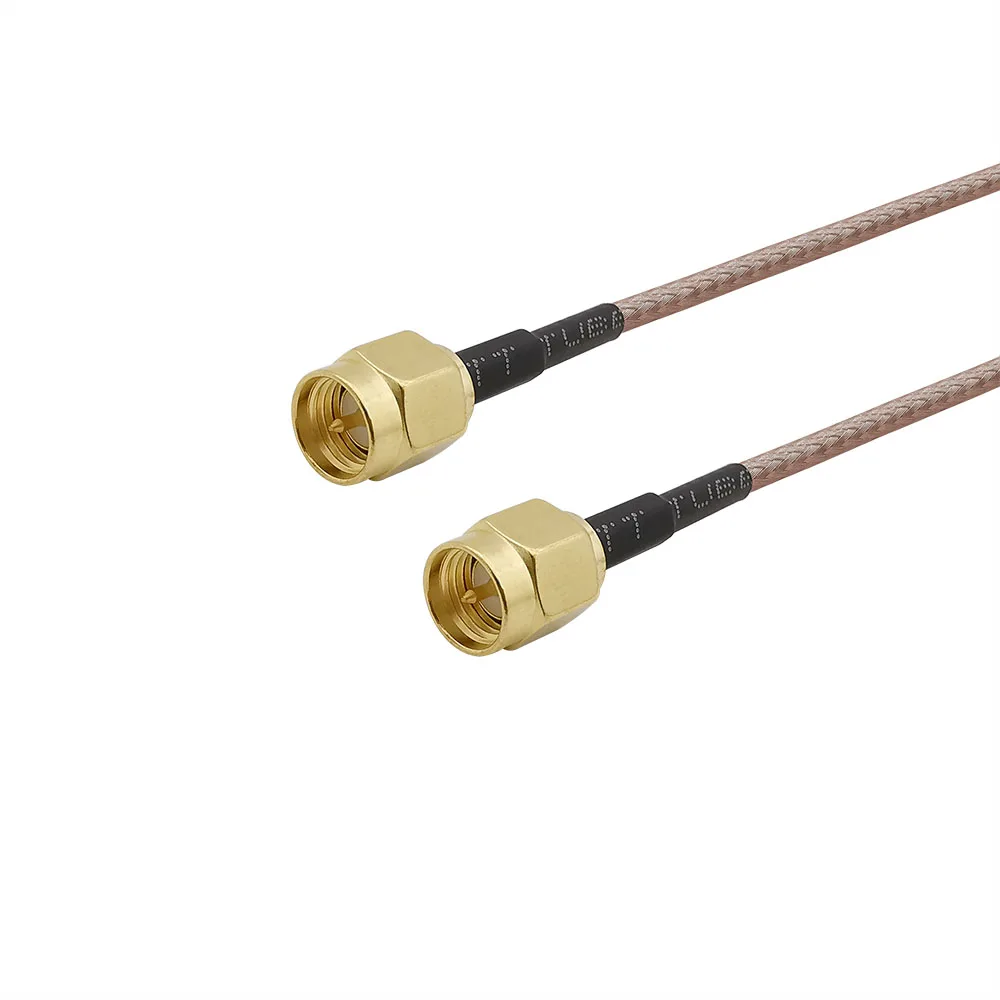 SMA Male to SMA Male RG316 Cable SMA Male Plug To SMA Plug Straight Extension Coax Jumper Pigtail SMA Connector afbeelding