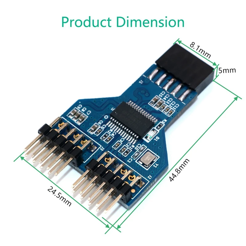 3-Порты и разъёмы USB 2,0 концентратор модуль Вертикальная Установка для настольных ПК, клавиатура, Мышь, USB флэш-накопитель