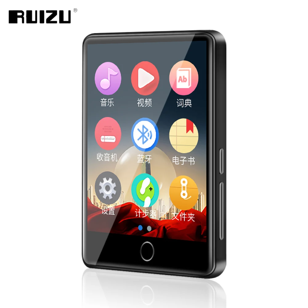 Mp3-плеер RUIZU M7 сенсорный экран 2 8 дюйма Bluetooth 5 0 встроенный динамик музыкальный