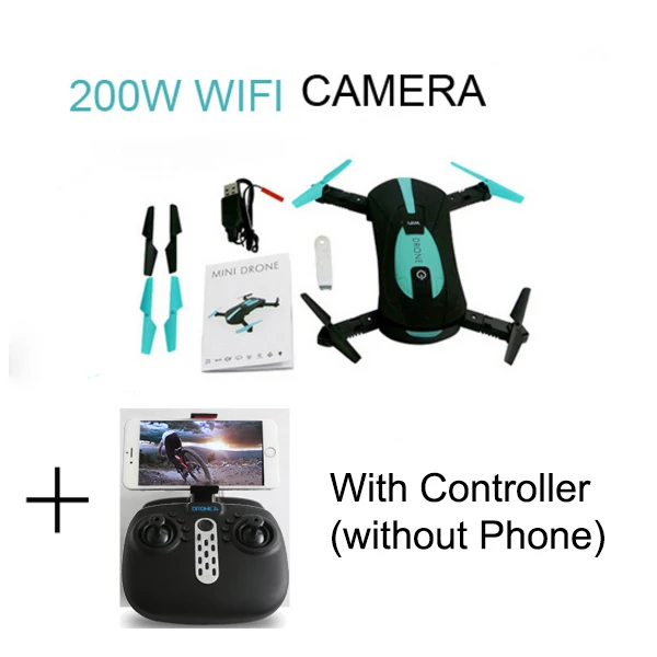 S9 JD FPV Радио R/C портативный Квадрокоптер 720P камера WiFi складной карманный Дрон для селфи VS E58 вертолет с дистанционным управлением Flycam - Цвет: CONTROLLER-2MP-B
