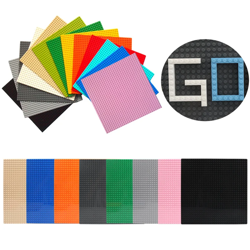 

32*32 Dots Classic Base Plates Plastic Bricks Baseplates Compatible Legoed DIY Building Blocks Construction Toys Accessories