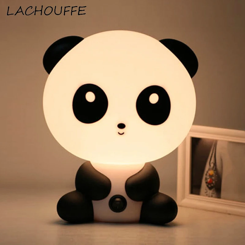 

Modern Cartoon Kids Room Lamp Night Light EU/US Plug Led Bulb Table Lamps for Children Christmas Gifts Lovely Animal Luminaire