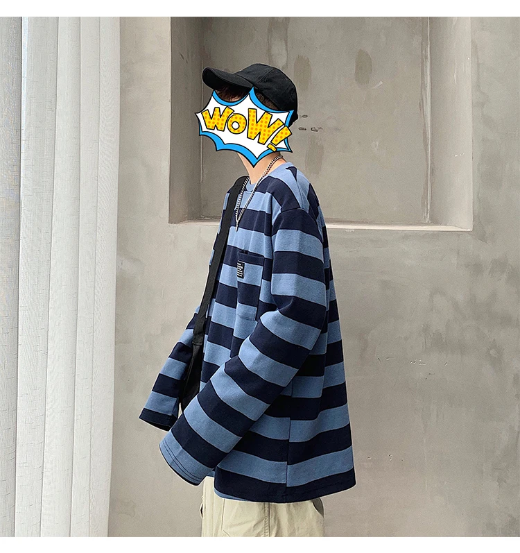 LAPPSTER Мужская негабаритная Футболка Harajuku с длинным рукавом Осень Мужская Уличная мода винтажные футболки пара хип хоп одежда