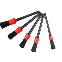 5 шт./компл. автохимия щетка натуральных волос кабана автомобильный инструмент для очистки кисти набор для салона автомобиля Gap диски приборной панели колеса, устанавливаемое на вентиляционное отверстие в салоне автомобиля