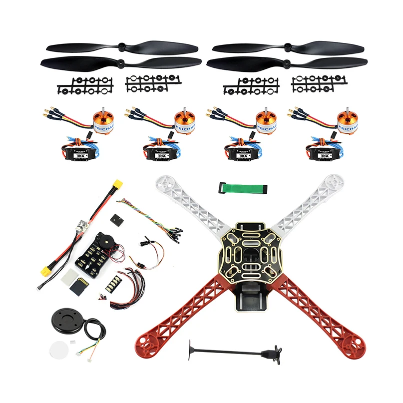 DIY FPV гоночный Дрон Квадрокоптер 2200 кв A221213T двигатель 30A ESC APM2.8 управление полетом