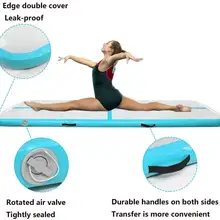 Airtrack акробатика коврик, длина 10ft до 15 футов надувная гимнастика воздушный трек коврик воздушный коврик+ электрический насос для тренировок, для Черлидинга