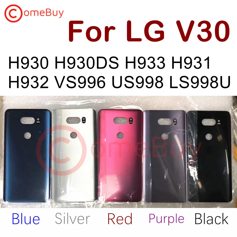

For LG V30 Back Glass Battery Cover Rear Panel Door Housing Case For LG V30 Plus H930 H931 H932 H933 Back Panel Replacement