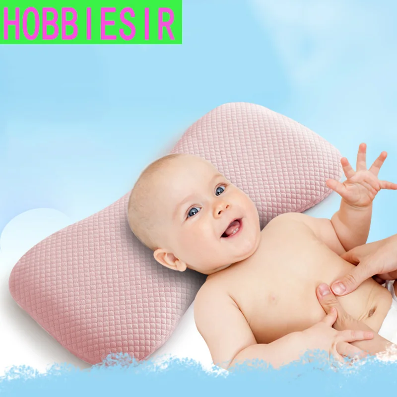 Для детей 0-3-6 лет, подушка с эффектом памяти, медленный отскок, подушка с эффектом памяти, сердечник, плюс, длинная детская подушка с защитой от головы, фиксированная для коррекции головы