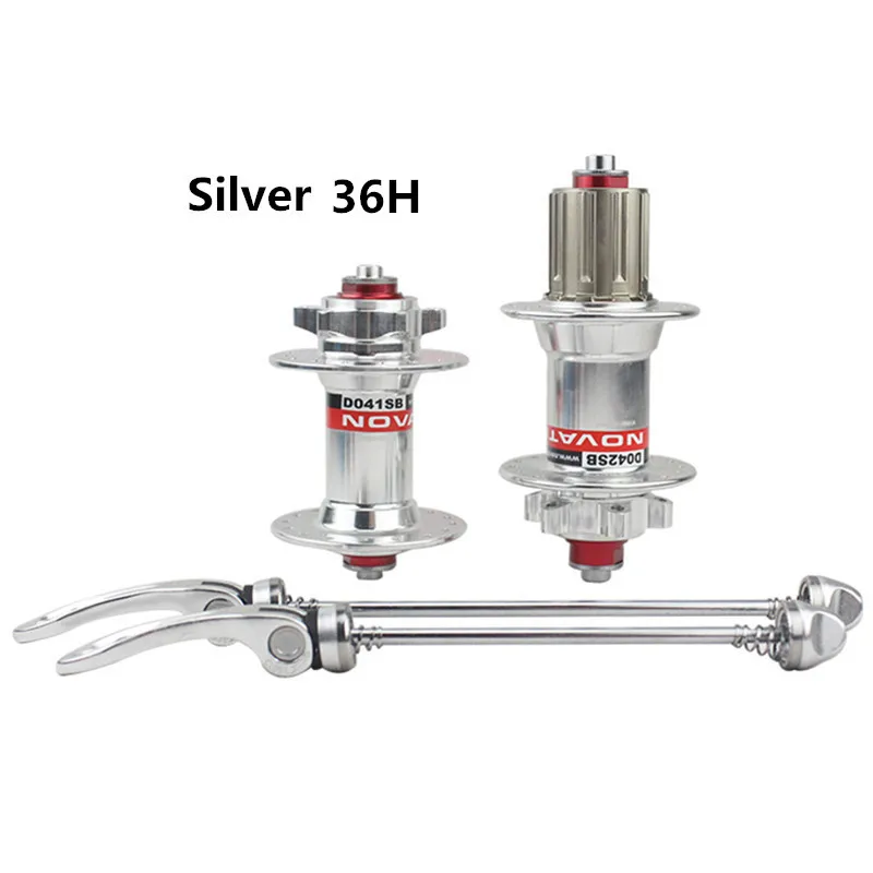 36H Silver Pair NOVATEC D041/D042SB MTB горный велосипед карты маховик езда 4 палин дисковый тормоз концентратор 24 H/28 H/32 H/36 H отверстие - Цвет: 36H Silver Pair