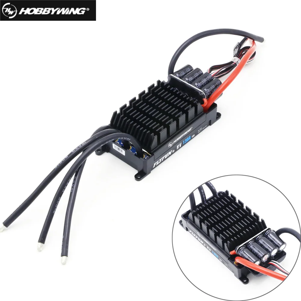 Контроллер скорости Hobbywing ESC FlyFun V5 80A 60A 110A120A 130A 160A бесщеточный 3 6S Lipo с функцией Део