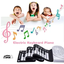 Электронная рулонная клавиатура пианино 49 ключ Детский обучающий инструмент для начинающих M88