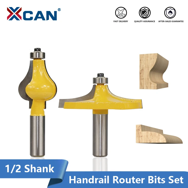 Xcan Wood Armrest Handrail Router Bits 