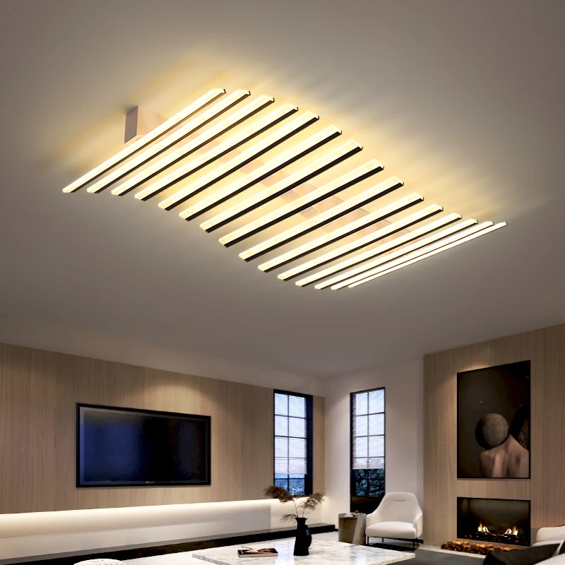 Modern Led Ceiling Light Remote Control Chandelier For Living Room Bedroom Dining Kitchen Home Simple Style Design Lamp | Освещение