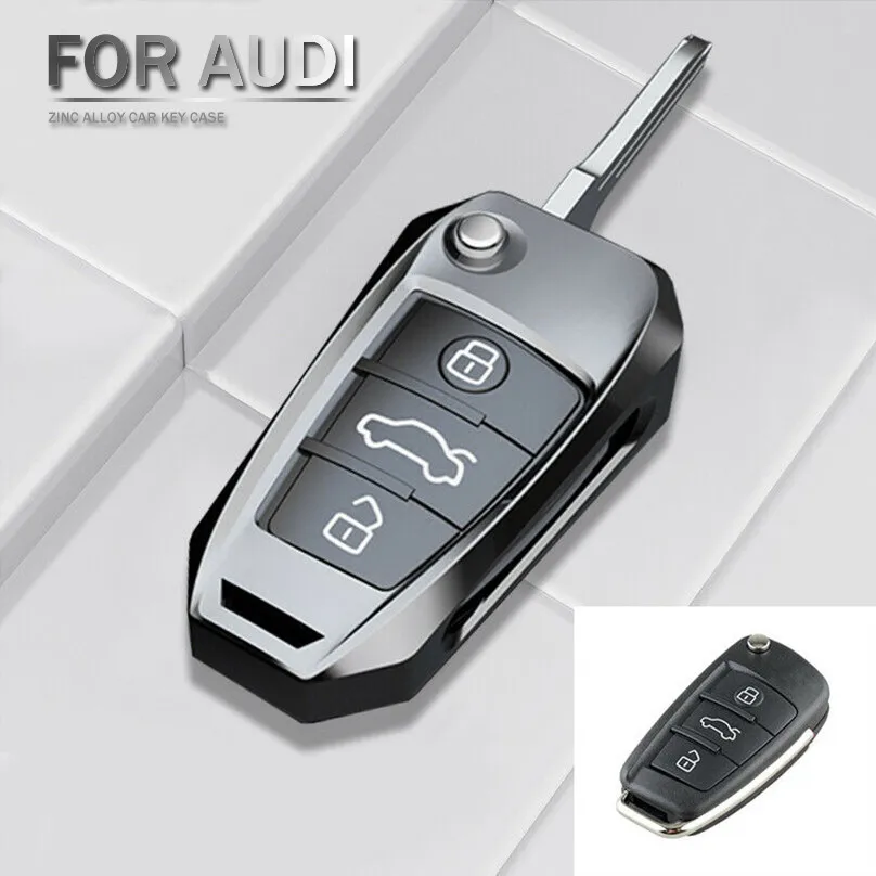 TPU Remote Car Key Case Cover Fob Shell For Audi A1 A4 A6 A3 S1 S3 RS6 TT  Q3 Q7