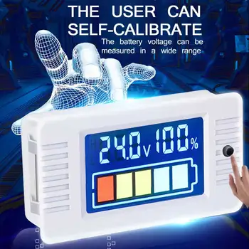 

Battery Power Tester 0-100V Vehicle Digital Voltmeter Measurer Capacity Indicator Module Display For Universal Battery Detection